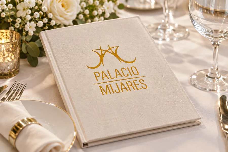 Palacio Mijares · identidad: carta en la mesa