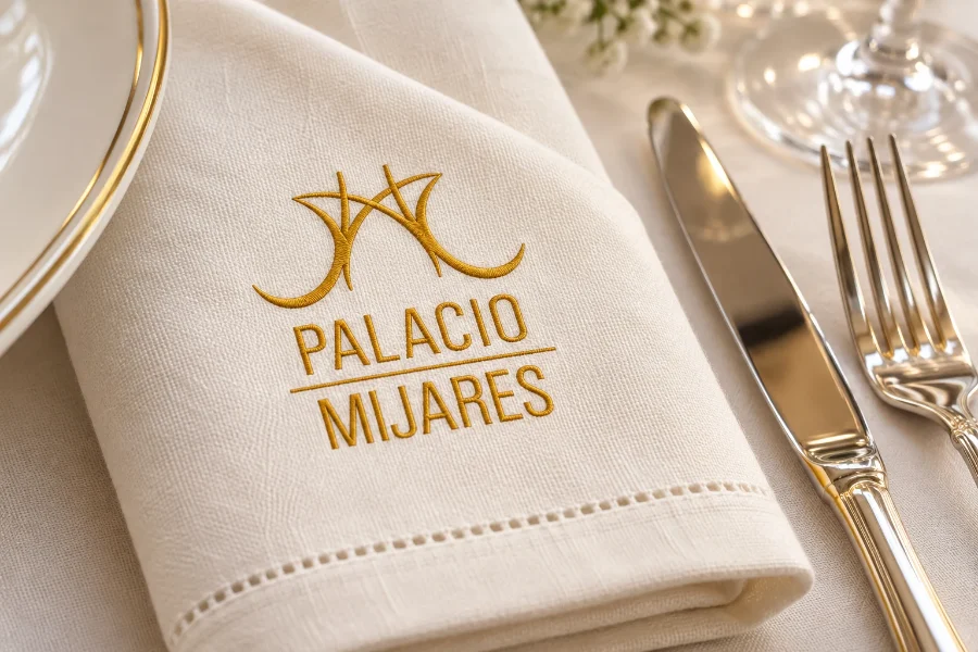 Palacio Mijares · identidad: servilleta