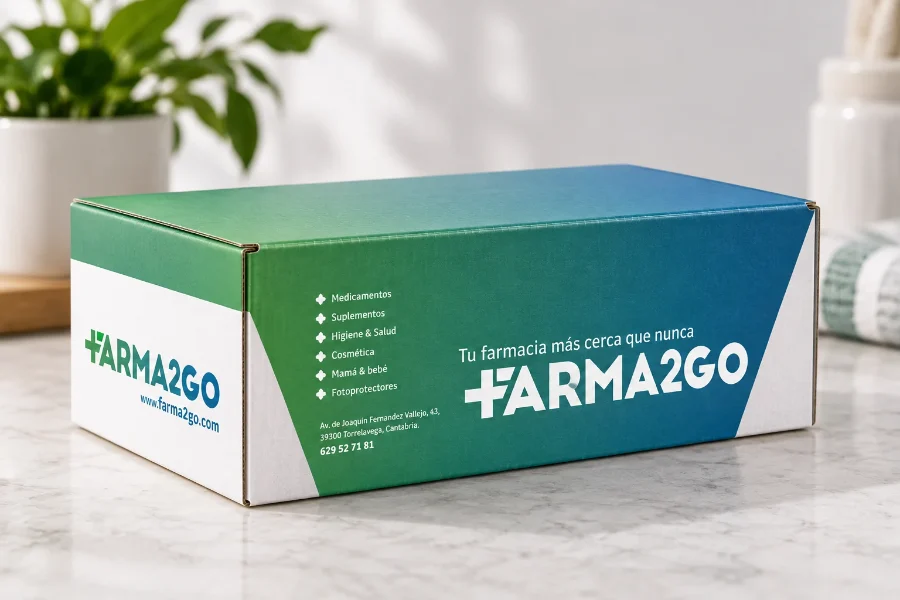 Farma2Go · caja 2023: caja de envío