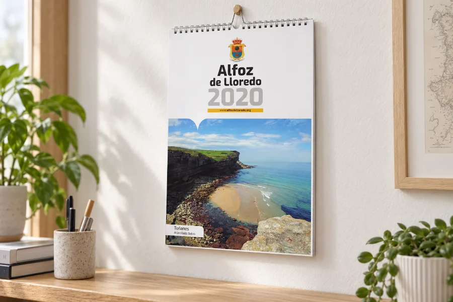 Alfoz de Lloredo · calendario 2020: calendario de pared