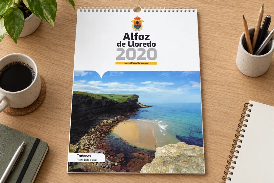 Alfoz de Lloredo · calendario 2020: portada del calendario