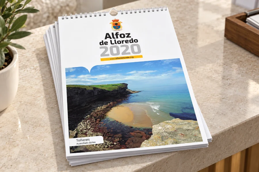 Alfoz de Lloredo · calendario 2020: colección impresa