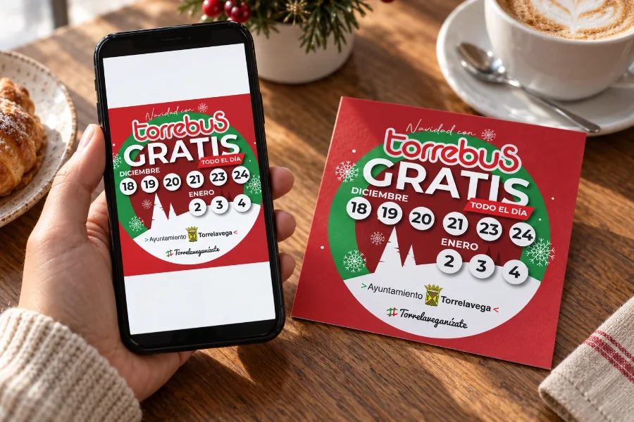 Torrebus · Navidad 2019: campaña en el móvil