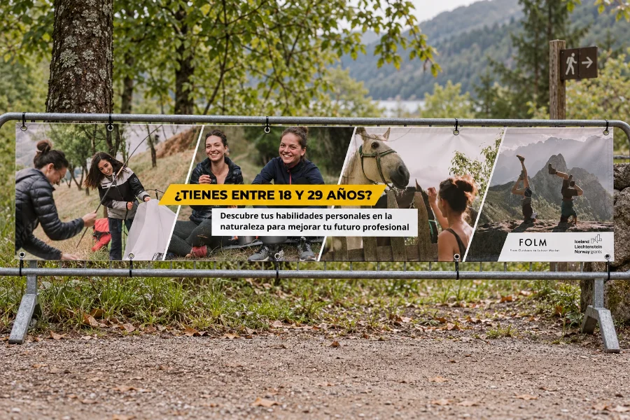 FOLM · From Outdoors to Labour Market: lona exterior