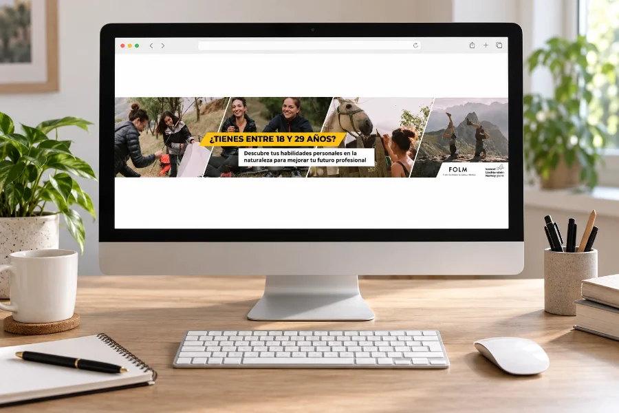 FOLM · From Outdoors to Labour Market: banner web