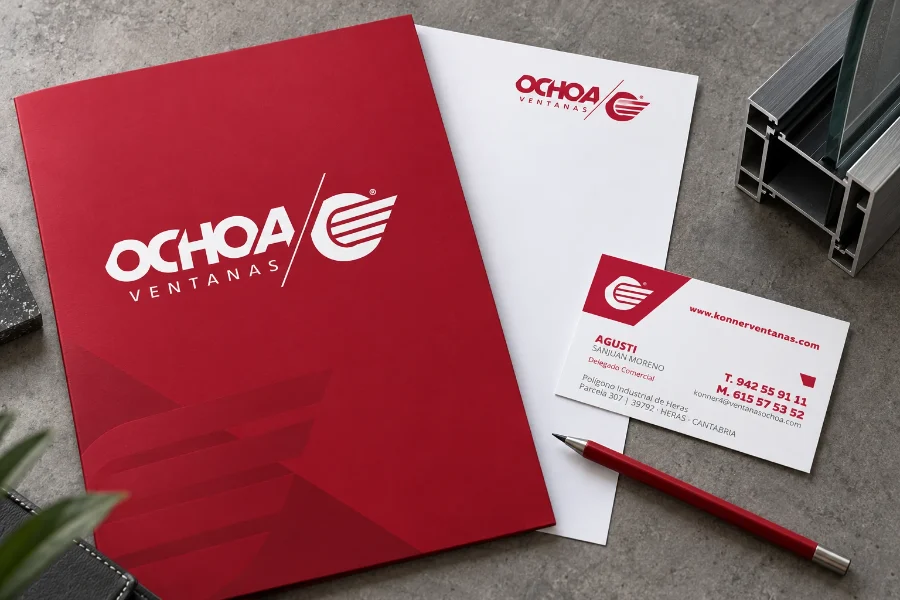 Ochoa Ventanas · identidad: carpeta de presupuestos