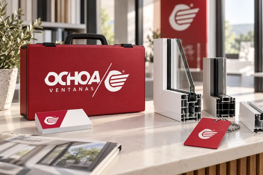 Ochoa Ventanas · identidad: muestrario comercial