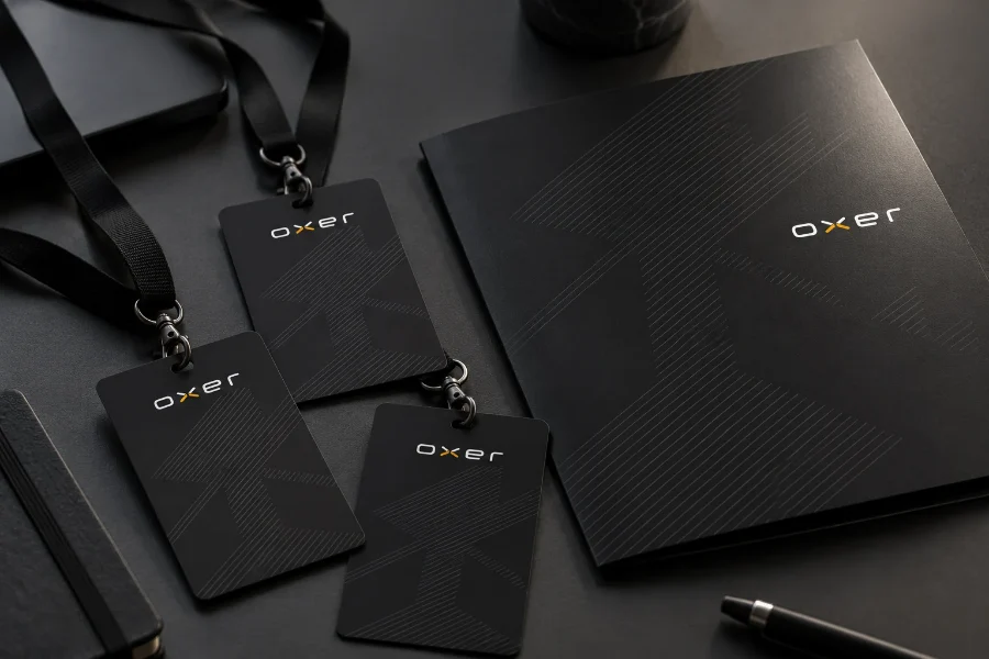 Oxer · carpeta corporativa: acreditaciones del evento