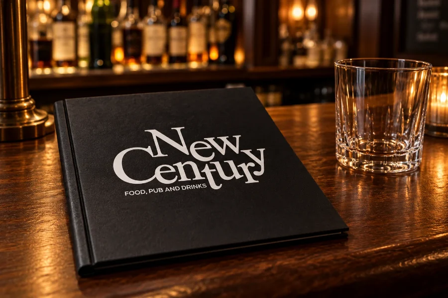 New Century · identidad: portada de la carta
