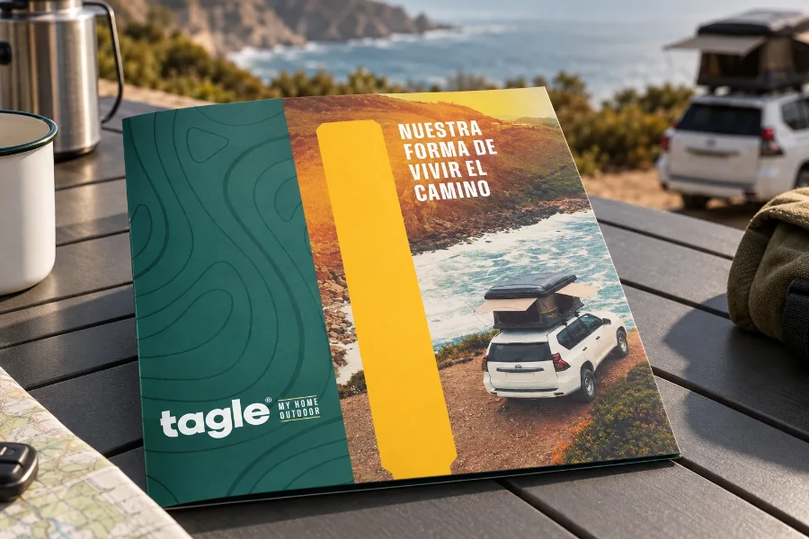 Tagle Outdoor · Feria Caravaning: carpeta comercial