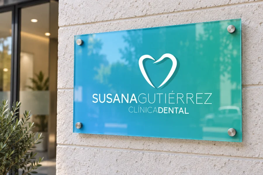 Susana Gutiérrez Clínica Dental · identidad: placa de acceso