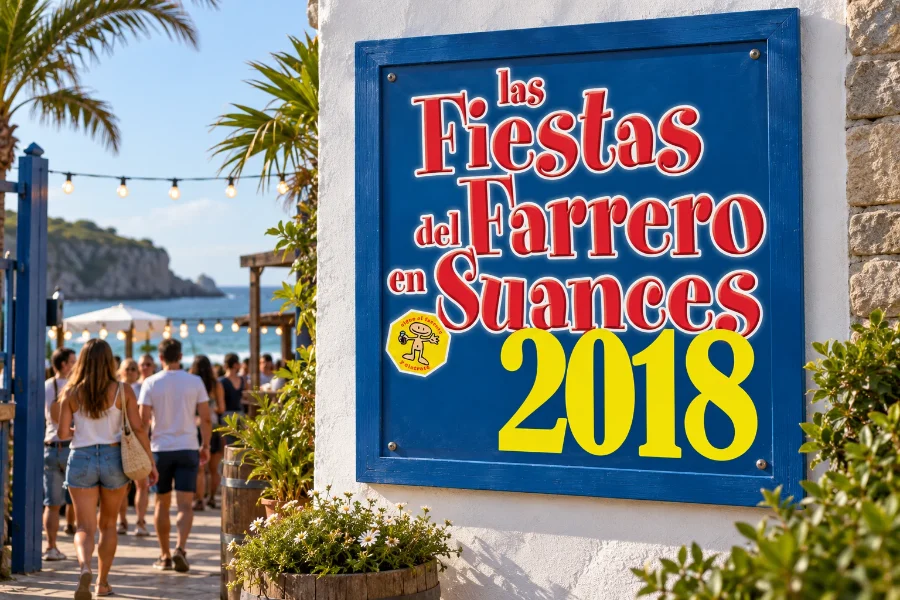 El Farrero · Fiestas de Suances 2018: cartel del evento