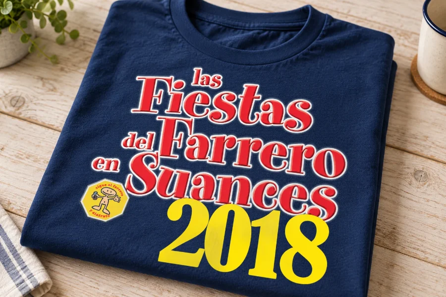 El Farrero · Fiestas de Suances 2018: camiseta del evento