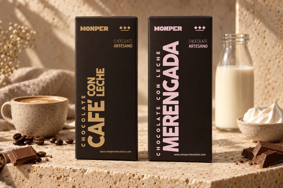 Monper · envases de chocolate: colección de envases