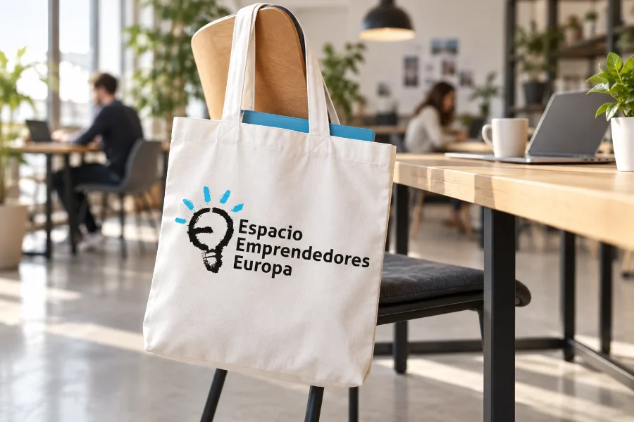 Espacio Emprendedores Europa · identidad: bolsa de eventos