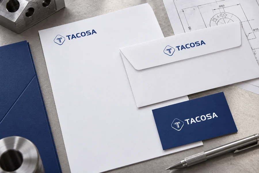 Tacosa · identidad: papelería industrial