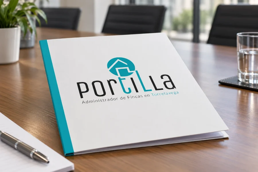 Portilla Administración de Fincas · identidad: carpeta de juntas