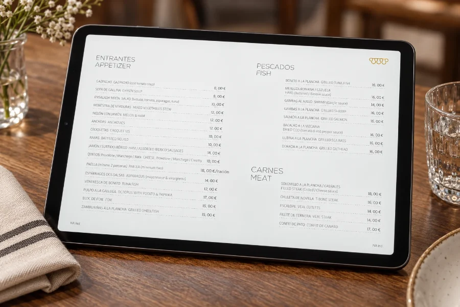 De los Villa · carta: carta digital