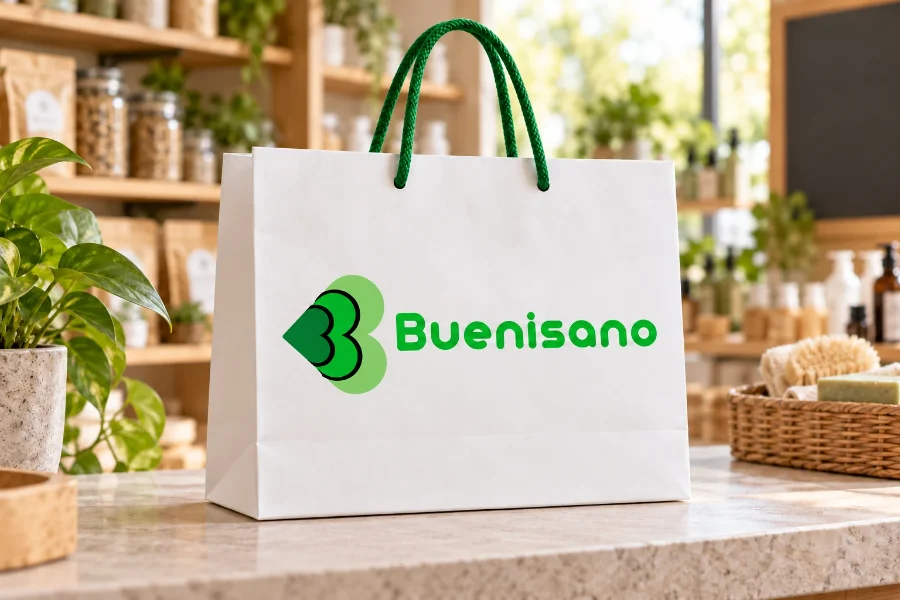 Buenisano · identidad: bolsa comercial