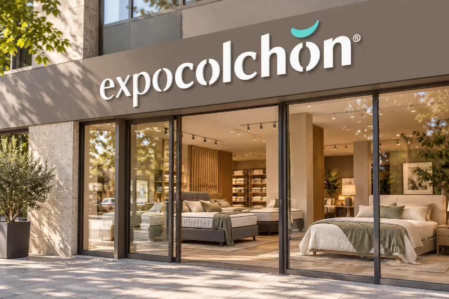 Expocolchón: rótulo de la tienda