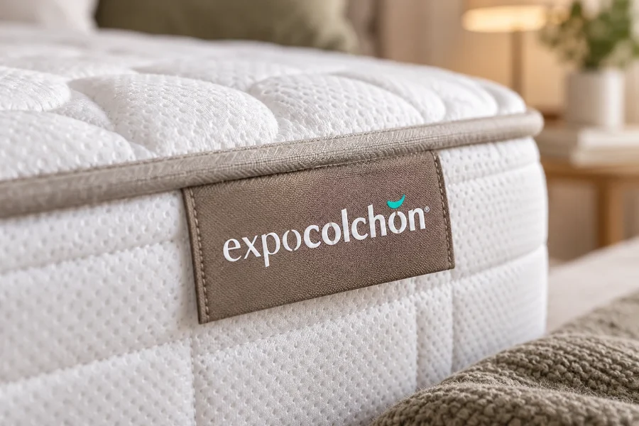 Expocolchón · imagen 2020: etiqueta de colchón