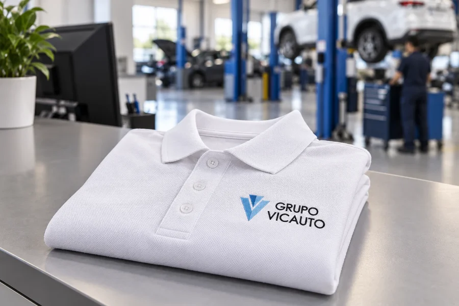 Grupo Vicauto · identidad: uniforme de taller