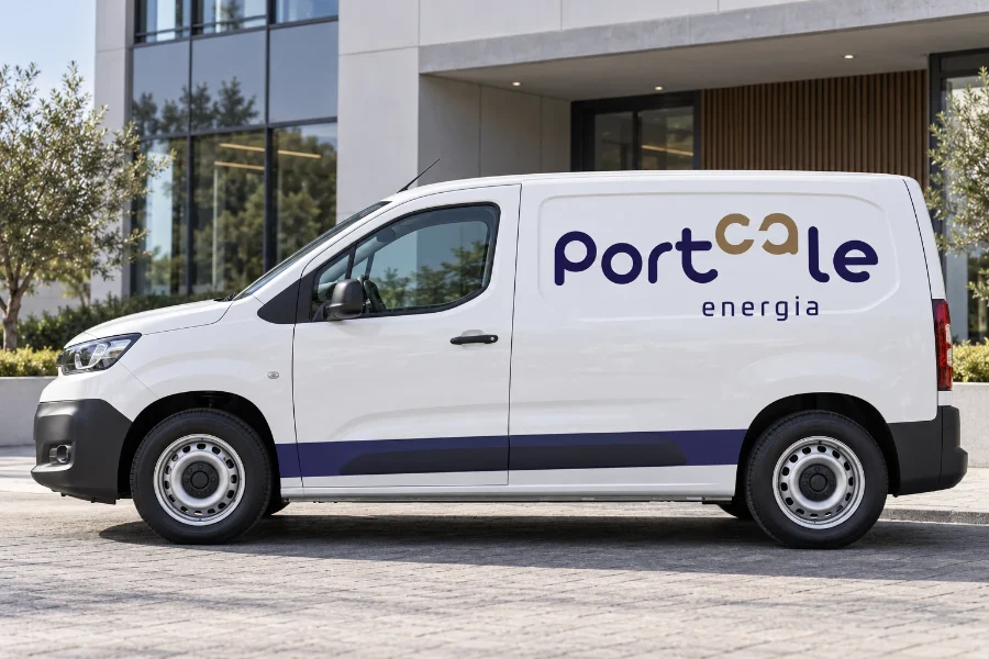 LoGOs · Portcale Energía: vehículo de servicio