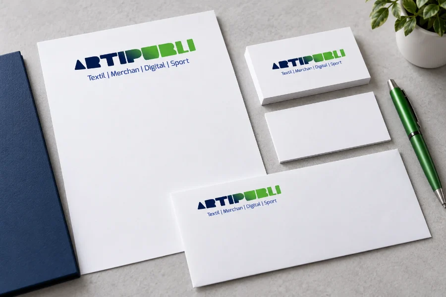 Artipubli · logotipo: papelería corporativa