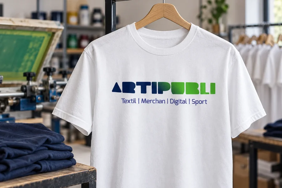 Artipubli · logotipo: camiseta promocional