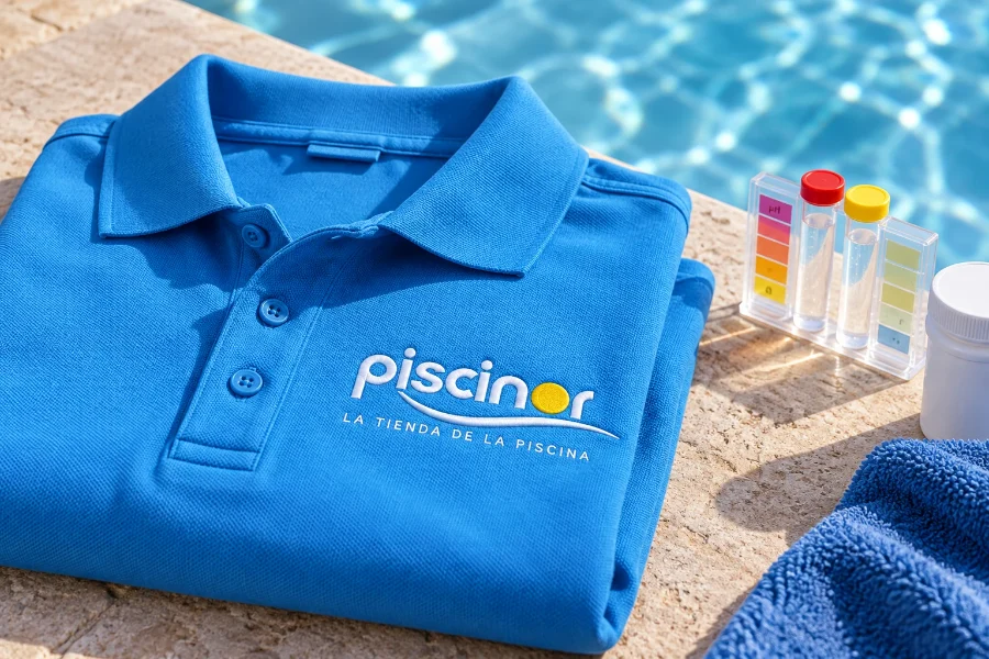 Piscinor · identidad: polo técnico