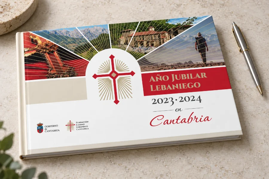 Camino Lebaniego · estudio de impacto del Año Jubilar: portada del informe