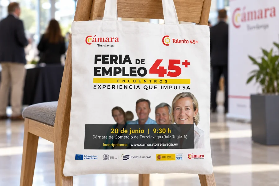 Cámara de Comercio · Feria de Empleo 45+: bolsa del evento