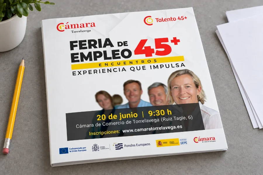 Cámara de Comercio · Feria de Empleo 45+: carpeta del asistente