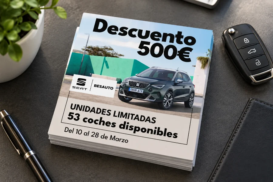 Besauto · promoción de 500 € de descuento: folletos de la promoción