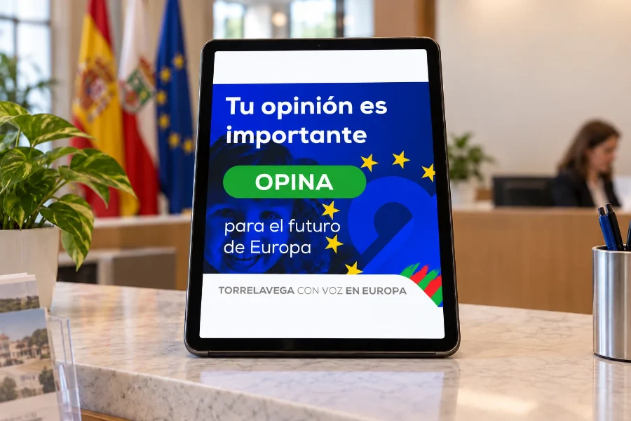Torrelavega con voz en Europa: campaña en la tableta