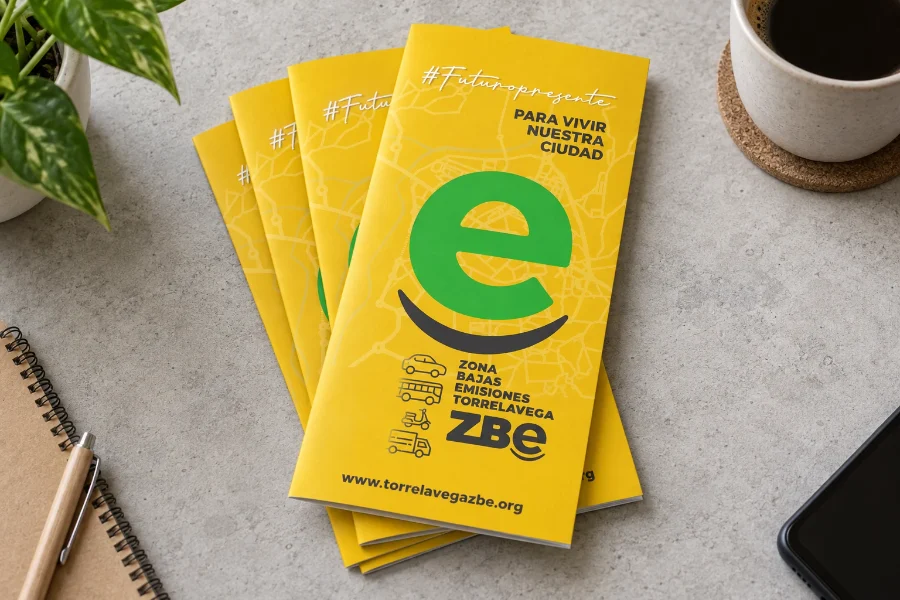 ZBE · tríptico: portada del tríptico