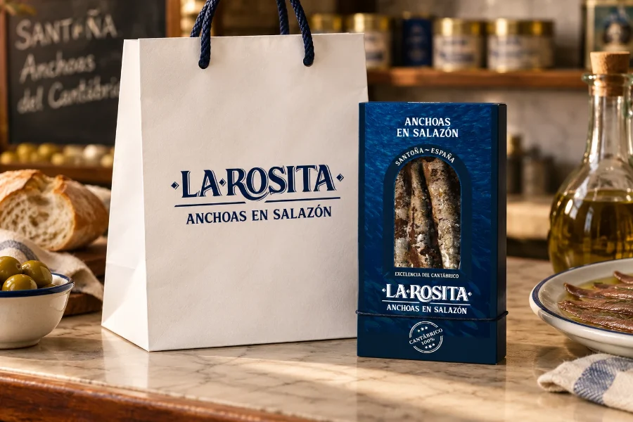 La Rosita · anchoas en salazón: bolsa comercial