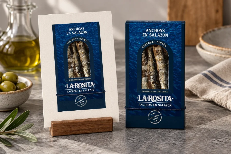 La Rosita · anchoas en salazón: tarjeta de producto