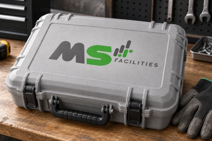 MS Facilities · identidad: maletín de herramientas