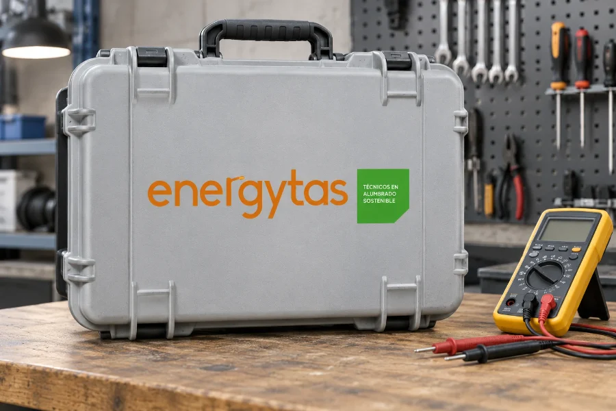 Energytas · identidad: maletín técnico