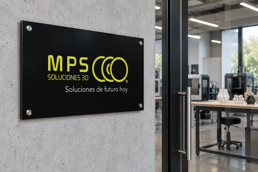 MPS Soluciones 3D · identidad: placa del estudio