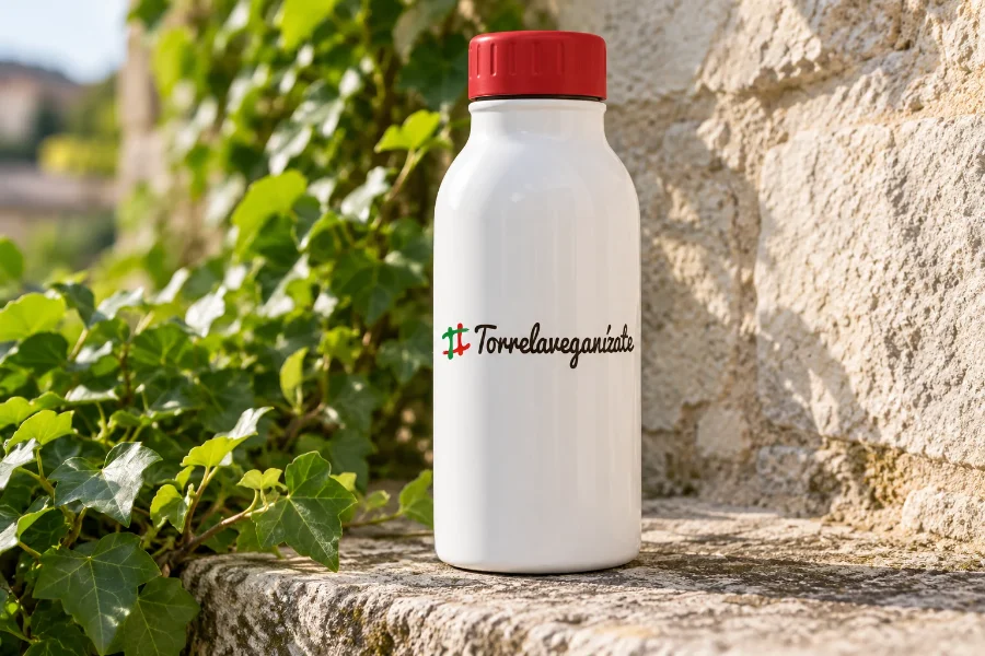 Torrelaveganízate · identidad de ciudad: botella reutilizable