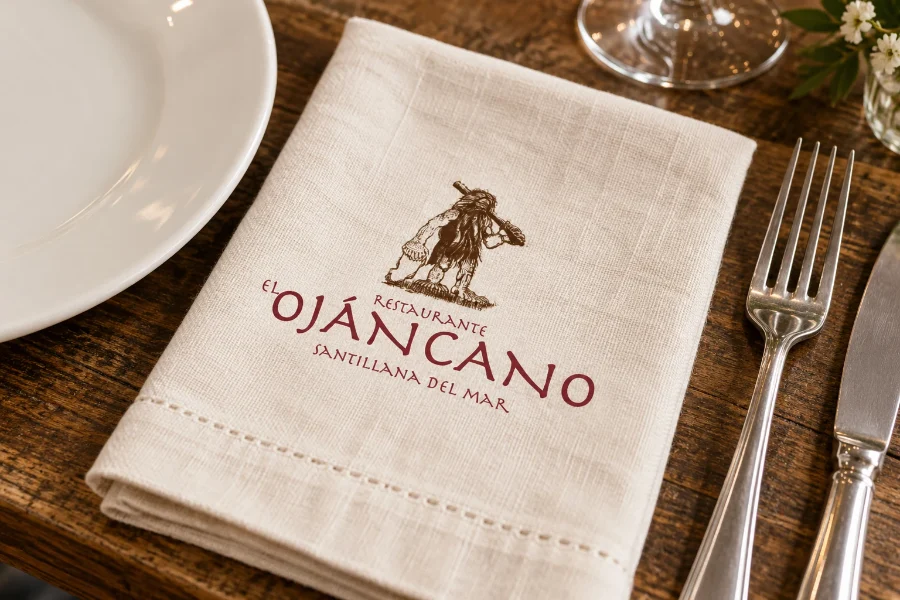 El Ojáncano · identidad: servilleta