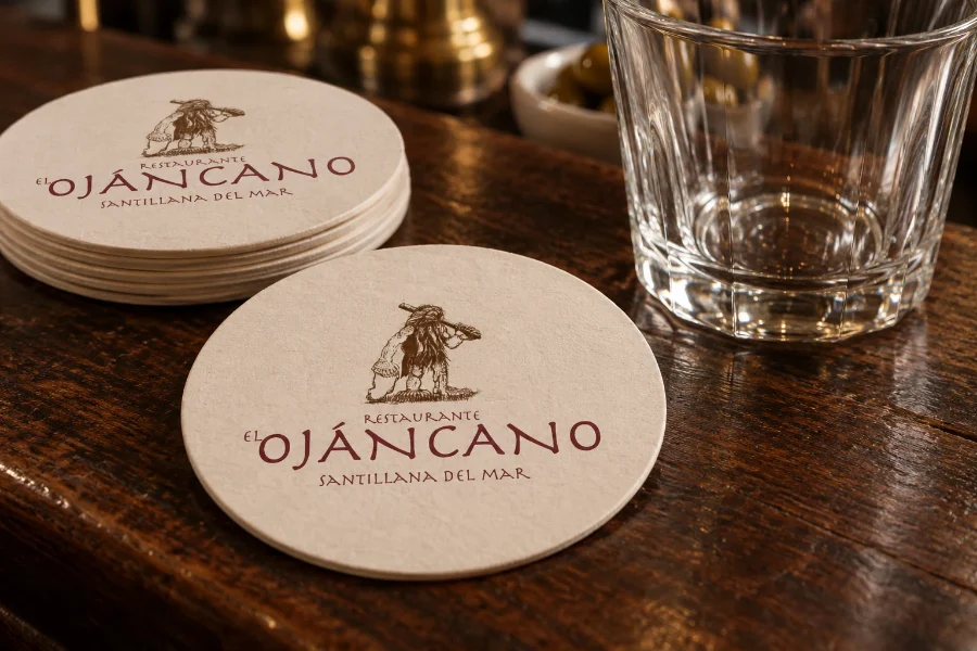 El Ojáncano · identidad: posavasos