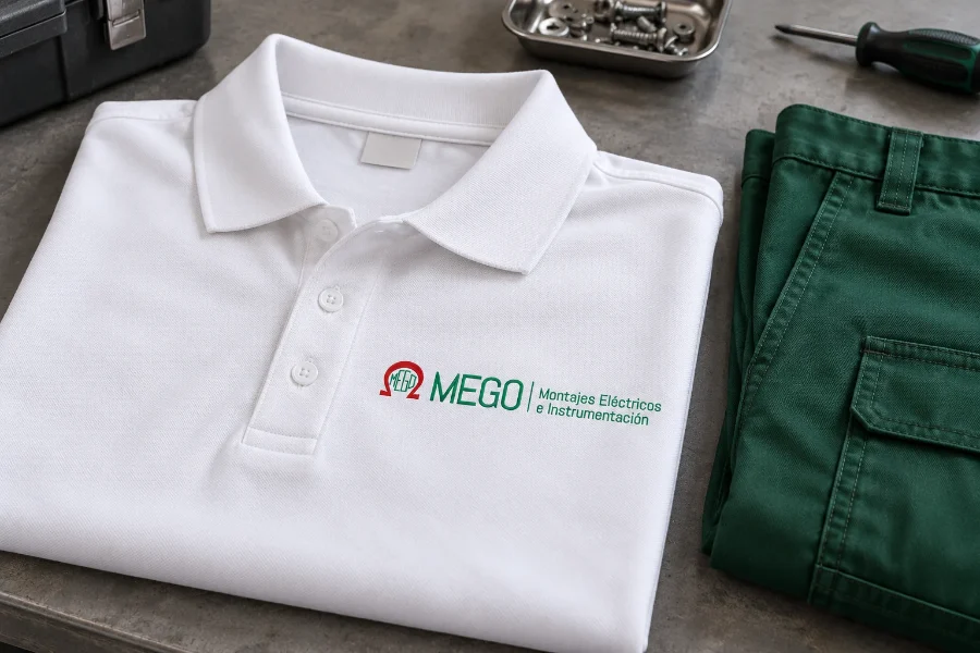 MEGO · identidad: polo de trabajo