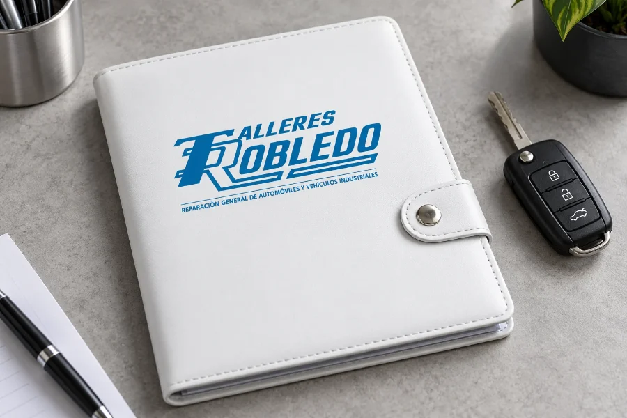 Talleres Robledo · identidad: carpeta del vehículo