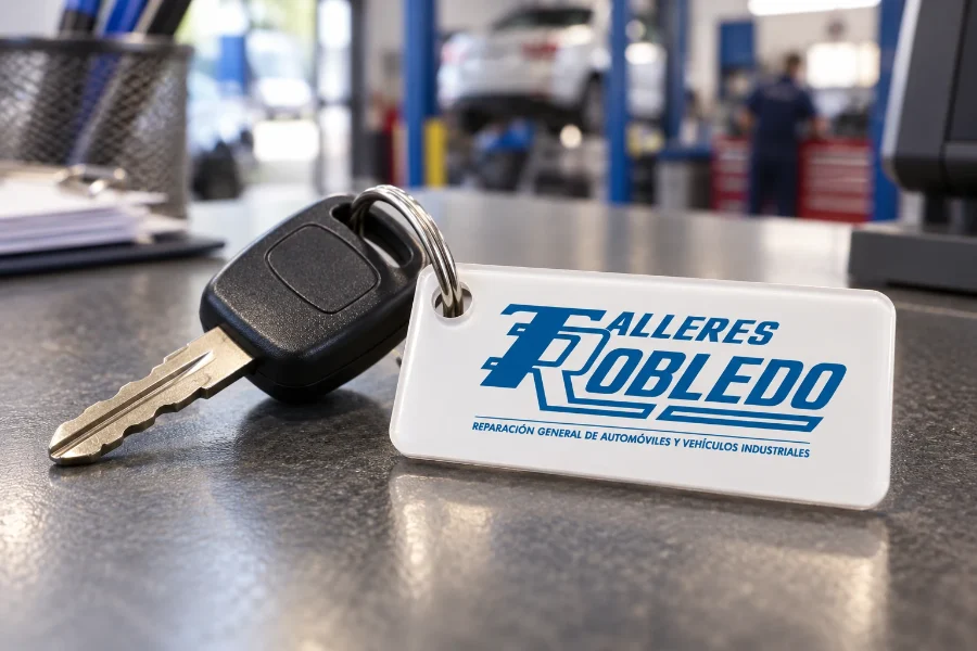 Talleres Robledo · identidad: llavero