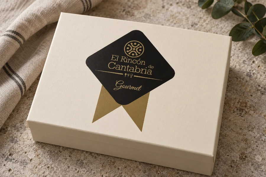 El Rincón de Cantabria · catálogo y marca: caja de regalo