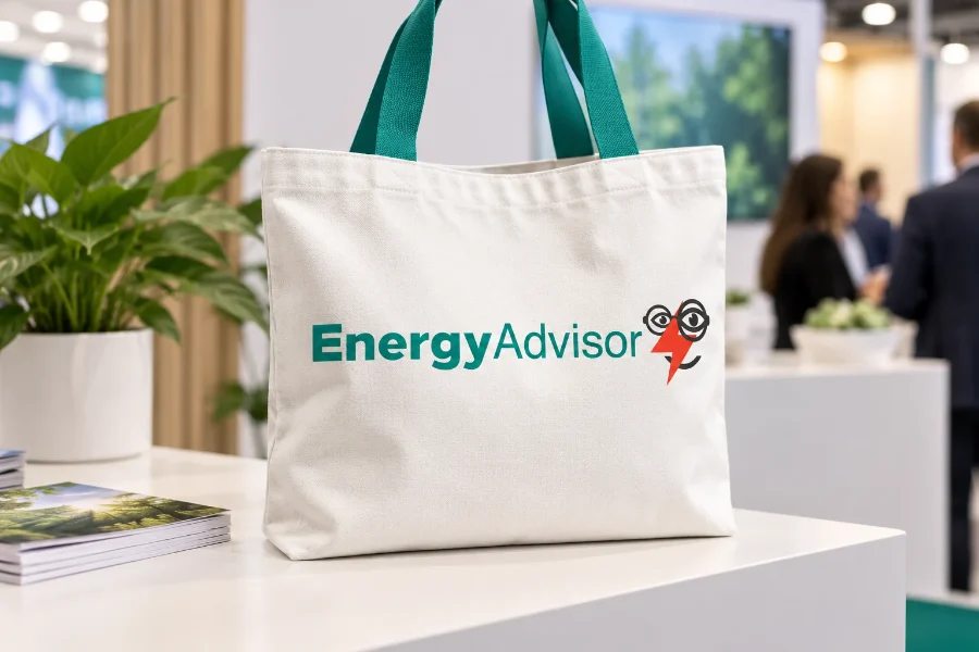 EnergyAdvisor · identidad: bolsa del evento