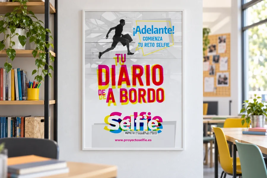 Proyecto Selfie · imagen: cartel de formación